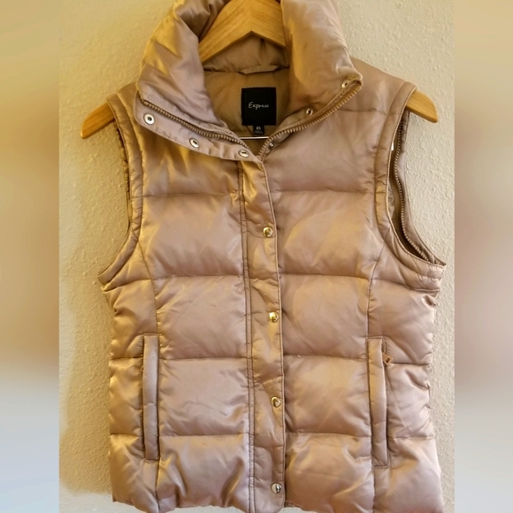 Express womens down & feather vest size XS - Picture 1 of 4